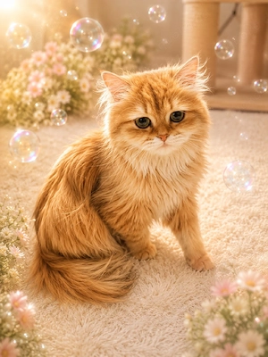 Britische Langhaar Deckkater Black golden Schadet  Bild 5