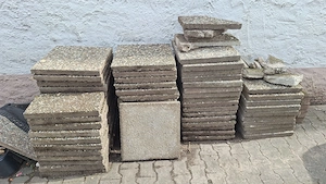 Waschbetonplatten 