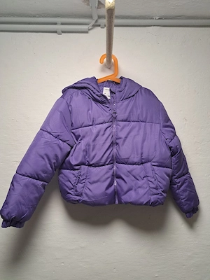 lila Winterjacke Gr.128 134