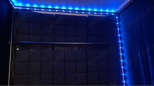 Umkleidekabine   Gesangskabine 200x100 mit Neon Beleuchtung