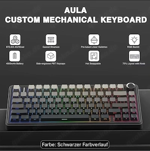 AULA F75 Pro Gaming Tastatur 75 Prozent