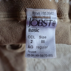 Damen - Kompressions-Schenkelstrümpfe, Jobst, Basic, CCL 2, Gr. III, hautfarben