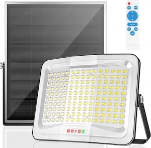 800W Solarlampen Strahler Außen Bewegungsmelder Fernbedienung Solarpanel 35 * 40 cm
