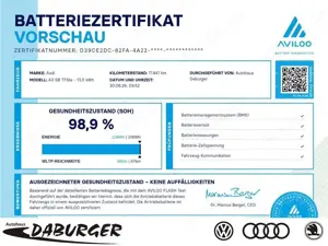 Audi A3 Sportback 40 TFSI e Adaptive Cruise Control Klima