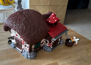 Schleich Schlümpfe Schlumpfhaus Bauernhof 
