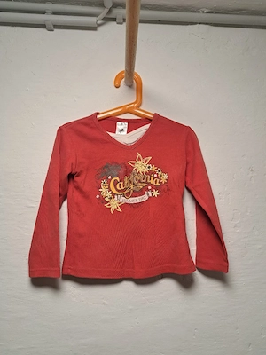 roter Kinderpullover Gr.104