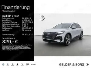 Audi Q4 e-tron Q4 45 e-tron qu. S line Pano*AHK*21Z*LED*RFK