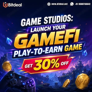 Game Studios: Launch Your GameFi Play-to-Earn Game   Get 30% OFF