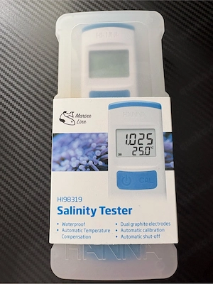 Hanna Salonity Cheker Merrwasser Aquarium mit Restgarantie 