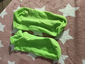 Getragene Socken