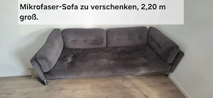 Verschenken unsere microfaser Sofa 