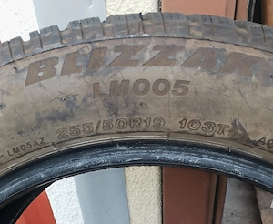 4 WR Bridgestone Blizzak LM-005 255 50R19 103T- ca. 3500km Bild 4