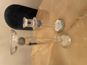 Kerzenständer Set Kristallglas Kerzenleuchter 