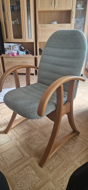 4x massivholzstühle.