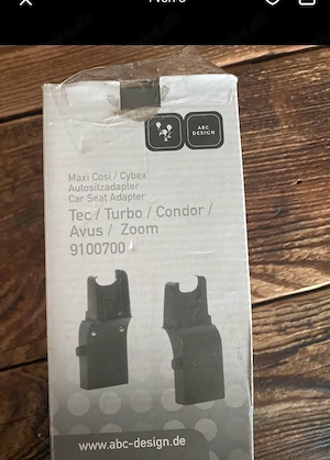 ABC Design Autositzadapter (Car Seat Adapter) for Maxi-Cosi   Cybex infant car seats. 