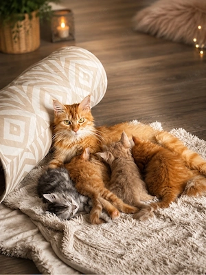 Reinrassige Maine Coon kitten