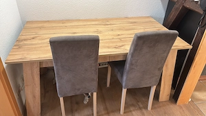 Esstisch mit 2 Stühlen und Sitzbank