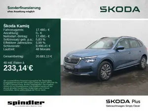 Skoda Kamiq Clever 1.0TSI / Navi, Pano, SmartLink, LED