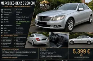 Mercedes-Benz C 200 T CDI DPF (BlueEFFICIENCY)