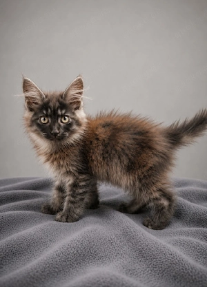 Reinrassige Maine coon Kitte Katze Mädchen