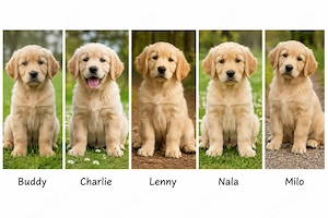 5 Golden Retriever Welpen zum Verkauf