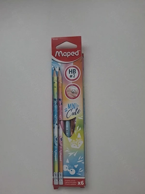 Maped Bleistifte HB 2, 6 Stück, neu in Originalverpackung