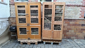3 Chinchilla Käfige 