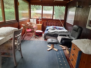 Idyllisches Ferienhäuschen im Wald Bild 10