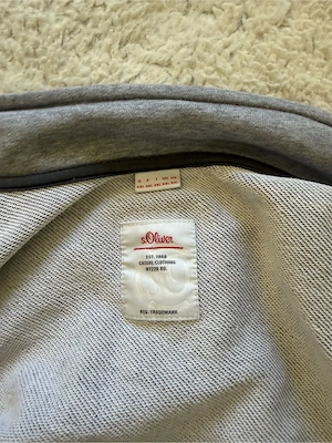 s.Oliver Herren Zipper XXL   Grau | Sehr guter Zustand