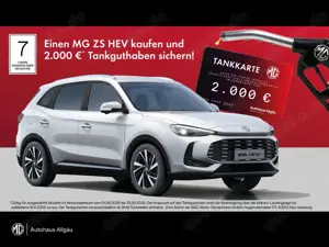 MG ZS ZS Hybrid+ Luxury 2000,- Tankguthaben bis 30.09.