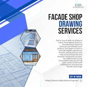 Affordable Facade Shop Drawing Services for Building Projects