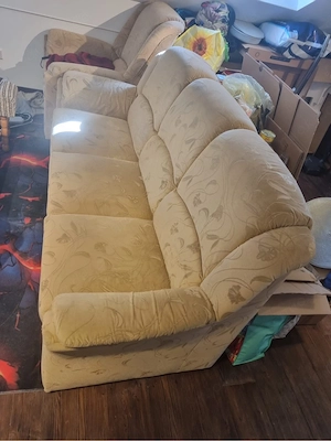 3 sitzer sofa mit elektrischen tv sessel 
