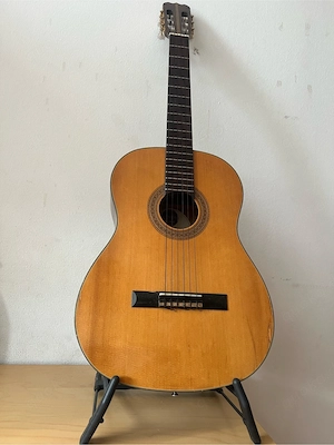 Gitarre mit Ständer 