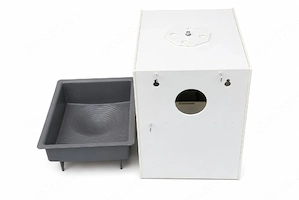 Wellensittich Nistkasten mit Mulde Kunststoff Wellensittich Nymphensittich Championmulde 