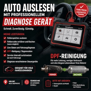 Fahrzeugdiagnose & DPF-Reinigung   Schnell, zuverlässig & fair