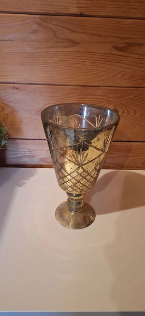 Vase Blumenvase gold bronze