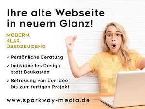 Ihre alte Webseite in neuem Webdesign - Homepage zu fairen Preisen