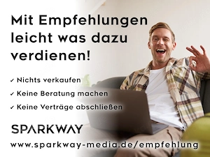 Nebenbei was verdienen mit Empfehlungen. Auch als Privat möglich.