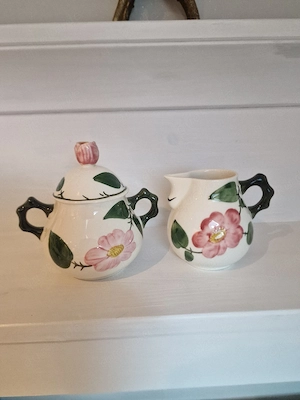 Villeroy&Boch Wilde Rose Milchkännchen und Zuckerdose