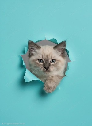 Traumhafte Ragdolls Kater auf der suche nach Menschen mit Herz