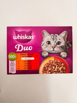 Whiskas Nassfutter für Katzen 48 Dosen 