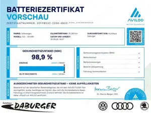 Volkswagen ID.3 Pro 63kW Exterieur-Paket+ACC+Kamera+98,9% VORFÜHR