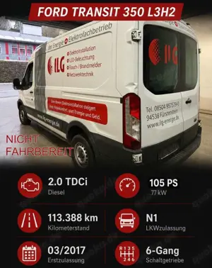 Ford Transit 350 L3H2 2.0 TDCi 105 PS 113.388km 20