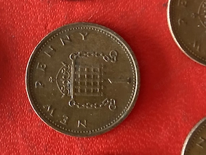 Münze Münzen Umlaufmünze Großbritannien 1 Penny 1976