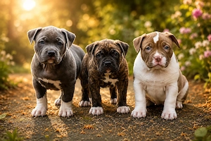 AB SOFORT - NOCH 3 traumhafte American Bully Welpen 