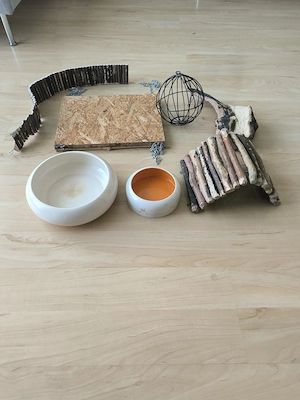 Zubehör für Nager bzw. Erstausstattung für Degus