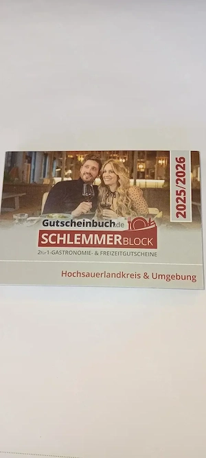 Schlemmerblock Gutscheinbuch Hochsauerlandkreis 2026