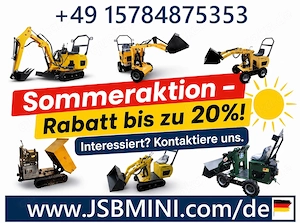 Landwirtschaftliche und Baumaschinen + Bagger, Radlader, Dumper