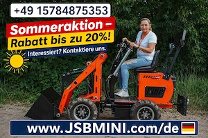 Mini-gelenkradlader ms-l116kn jsb mini