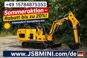 Mini-raupenbagger ms-te113 jsb mini